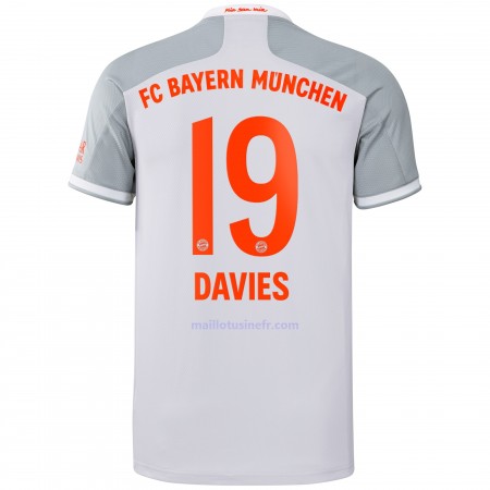 Maillot de Foot Bayern Munich Alphonso Davies 19 Extérieur 2020-21 Maillot de Foot Bayern Munich Alphonso Davies 19 Extérieur 2020-21